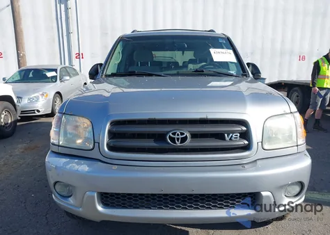 2004 Toyota Sequoia Sr5 V8 из США, поврежденный, VIN 5TDBT44A24S219345